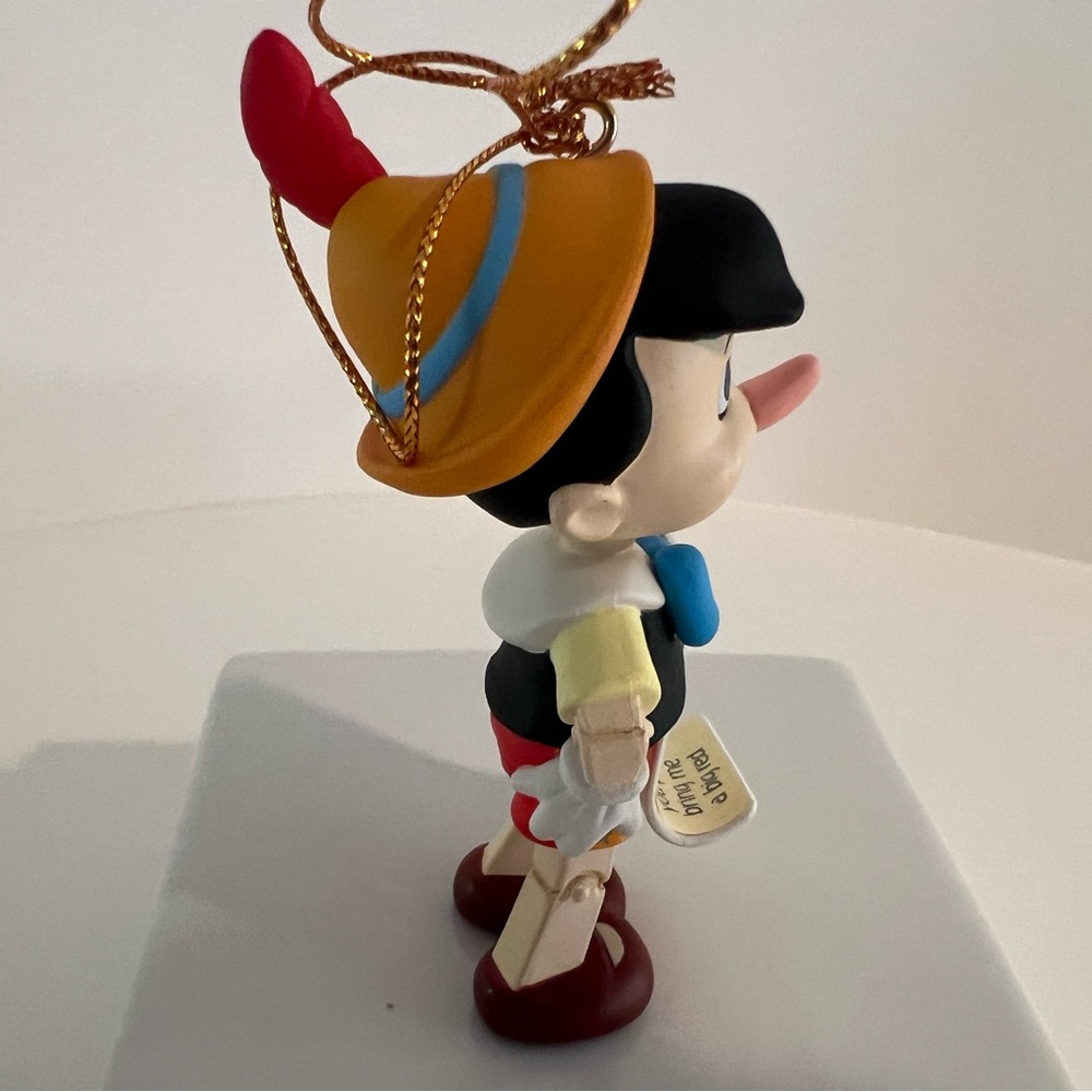 Disney Pinocchio Holding Dear Santa Letter Christmas classics Ornament NIB